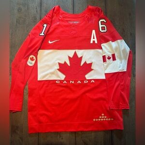 2014 TEAM CANADA NIKE AUTHENTIC JONATHAN TOEWS JERSEY MENS SOZE LARGE